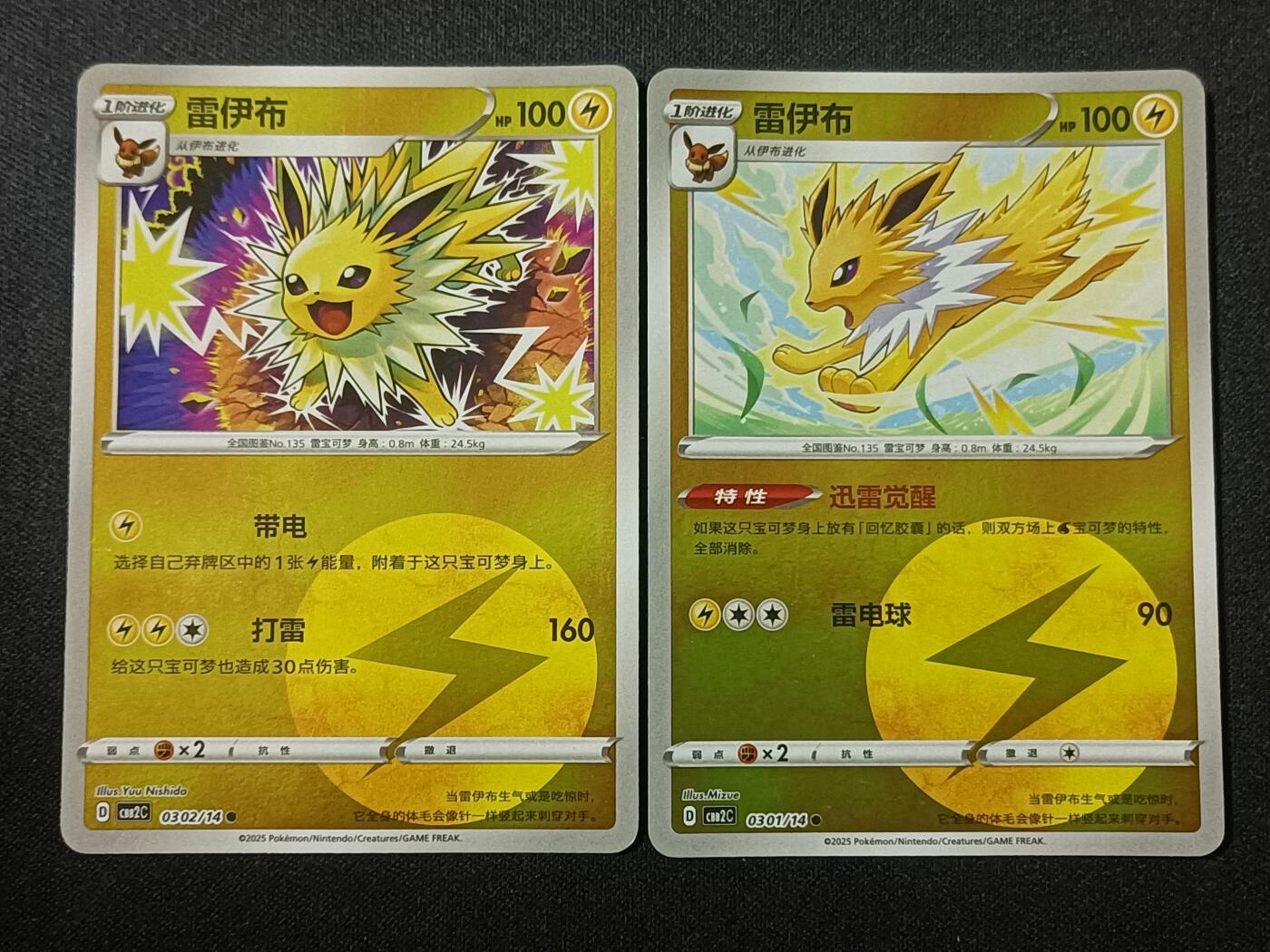 【游宝拍卖】乙巳蛇年82期  宝可梦-雷伊布