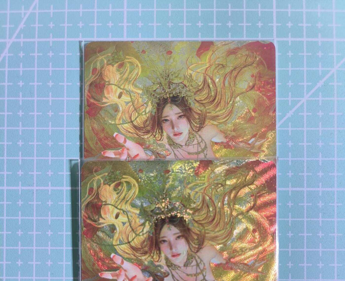 C先生卡牌 第15期 元集纪·刷子签·罐儿签·毒瘤签(持续收拍品中...) 【幻彩折光】燎原×刷子《人间传》大乔 双服饰