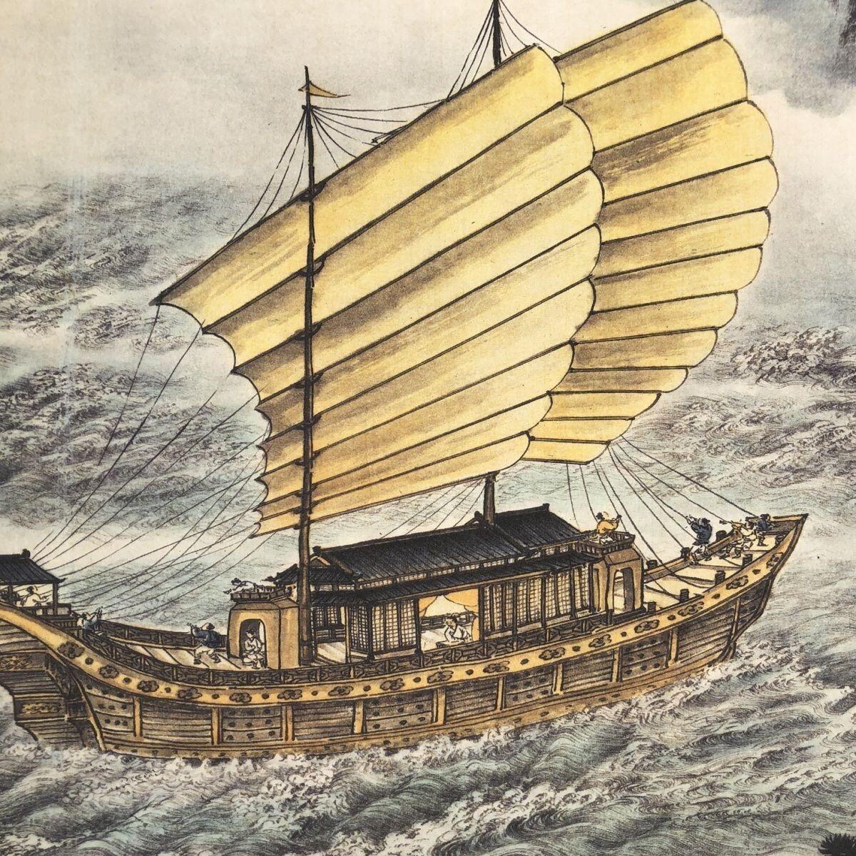 听雨轩（10） 名家名画中堂挂画（一） 郑板桥一帆风顺 