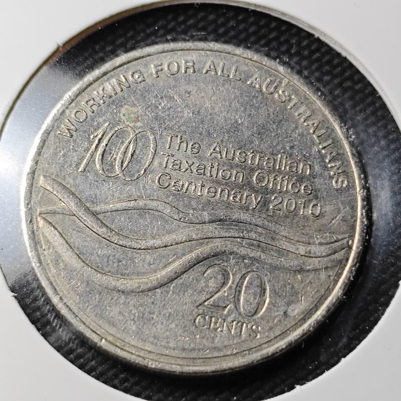 KK钱币收藏小铺  第360场  2月预留时间 周末发货  澳大利亚20分纪念币