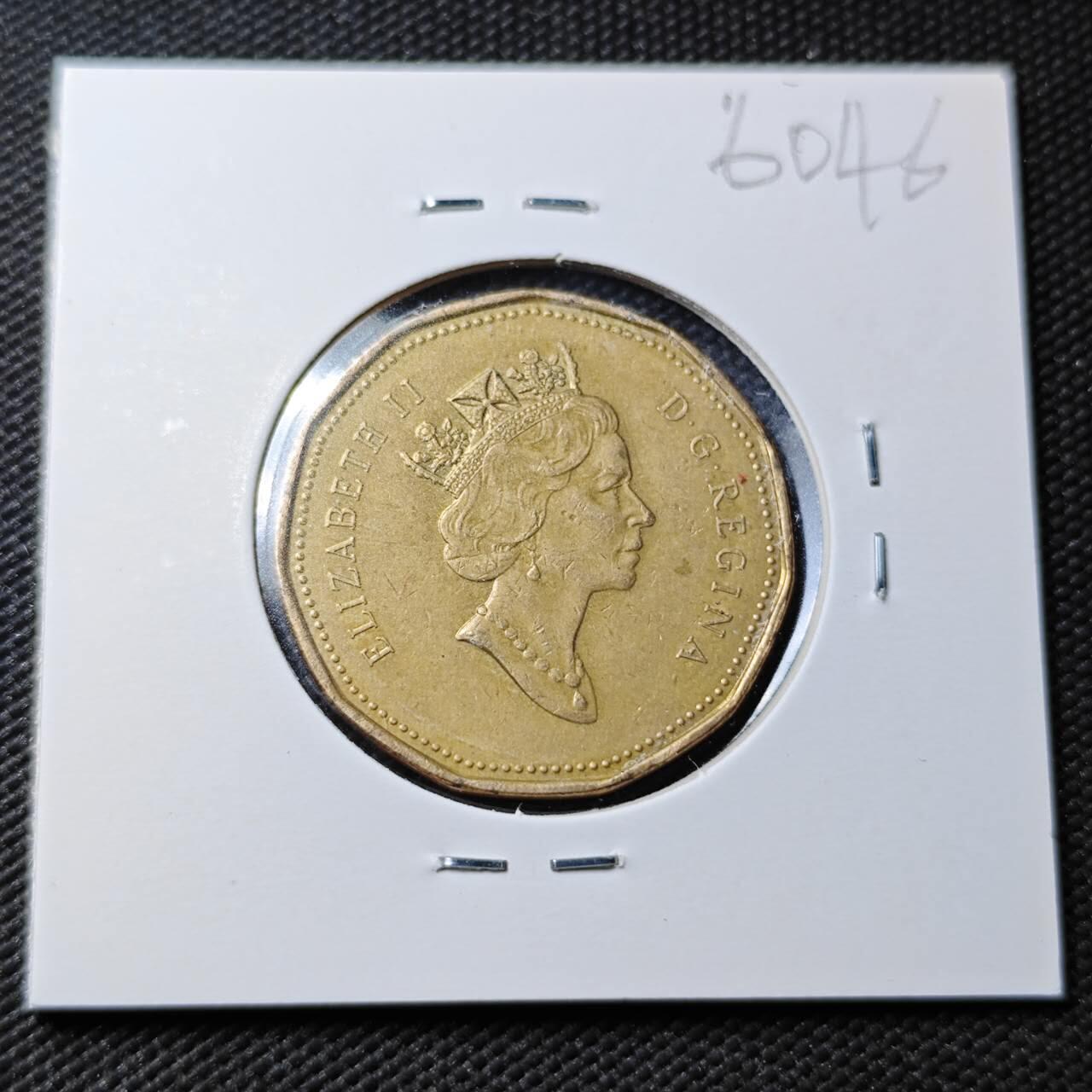 KK钱币收藏小铺  第360场  2月预留时间 周末发货 1990加拿大1元 