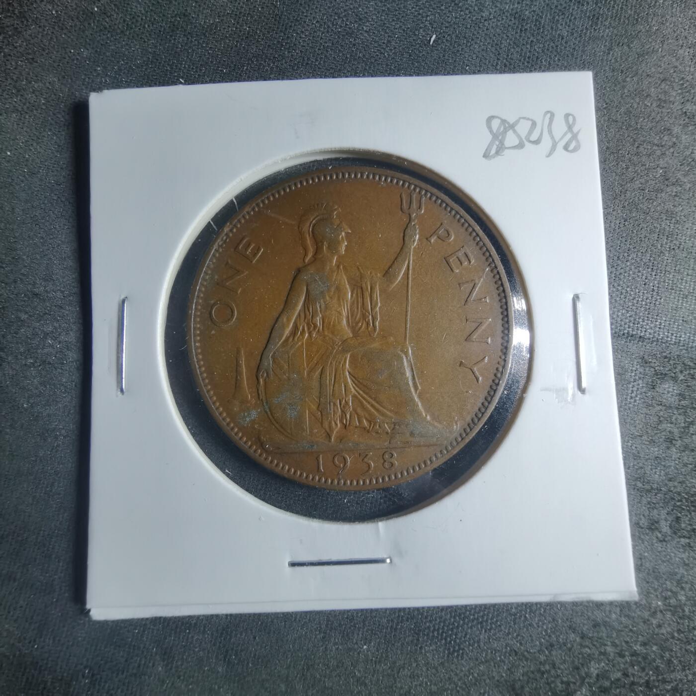 沼泽如烟--第885场 英国1938年1便士