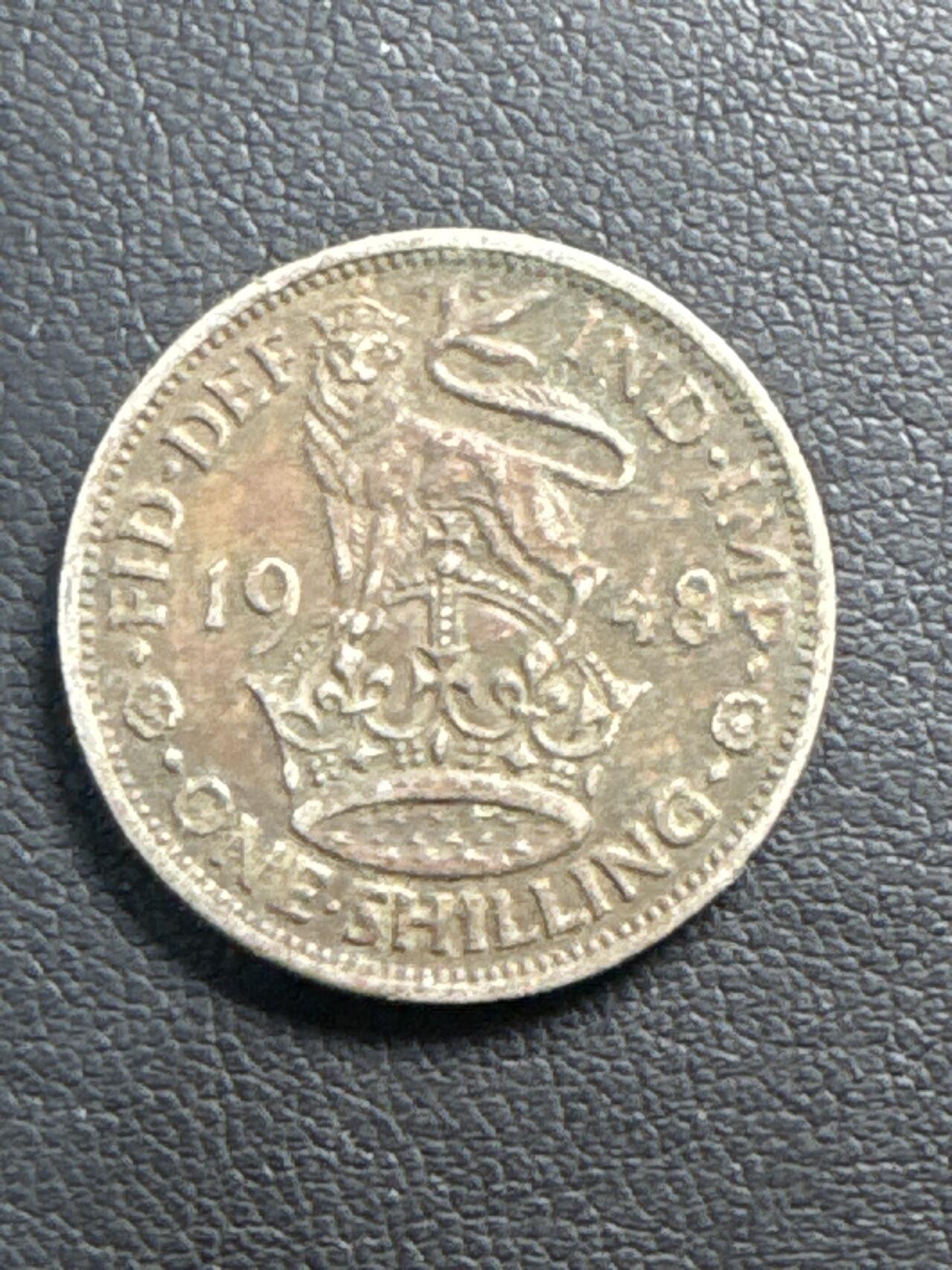 ❤️【币观天下】❤️ 第329期钱币拍卖- 2025.10.31周五晚上6点半场-长期征集拍品 英国1948年1先令镍币