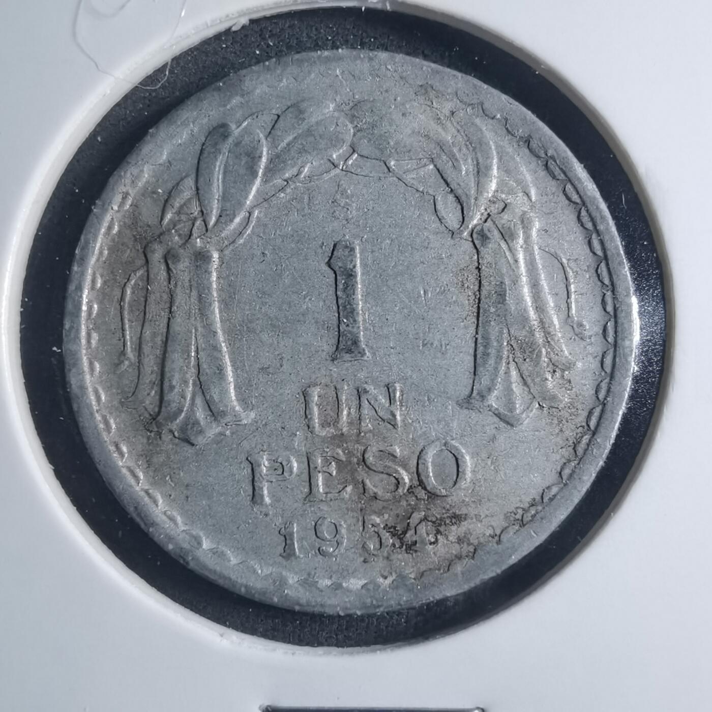 沼泽如烟--第885场 智利1954年1比索