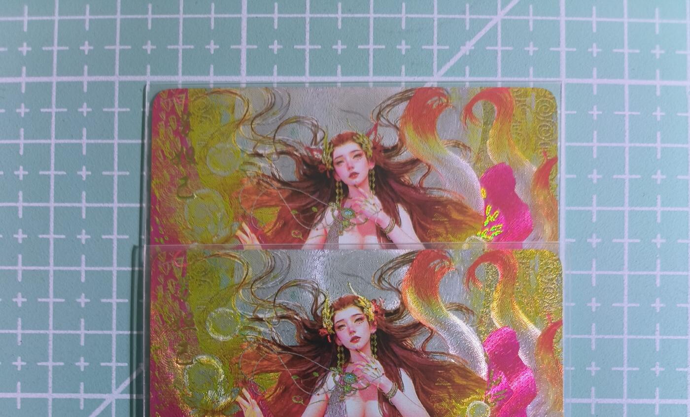 C先生卡牌 第15期 元集纪·刷子签·罐儿签·毒瘤签(持续收拍品中...) 【幻彩折光】燎原×刷子《神姬传·特卡》苏妲己 双服饰