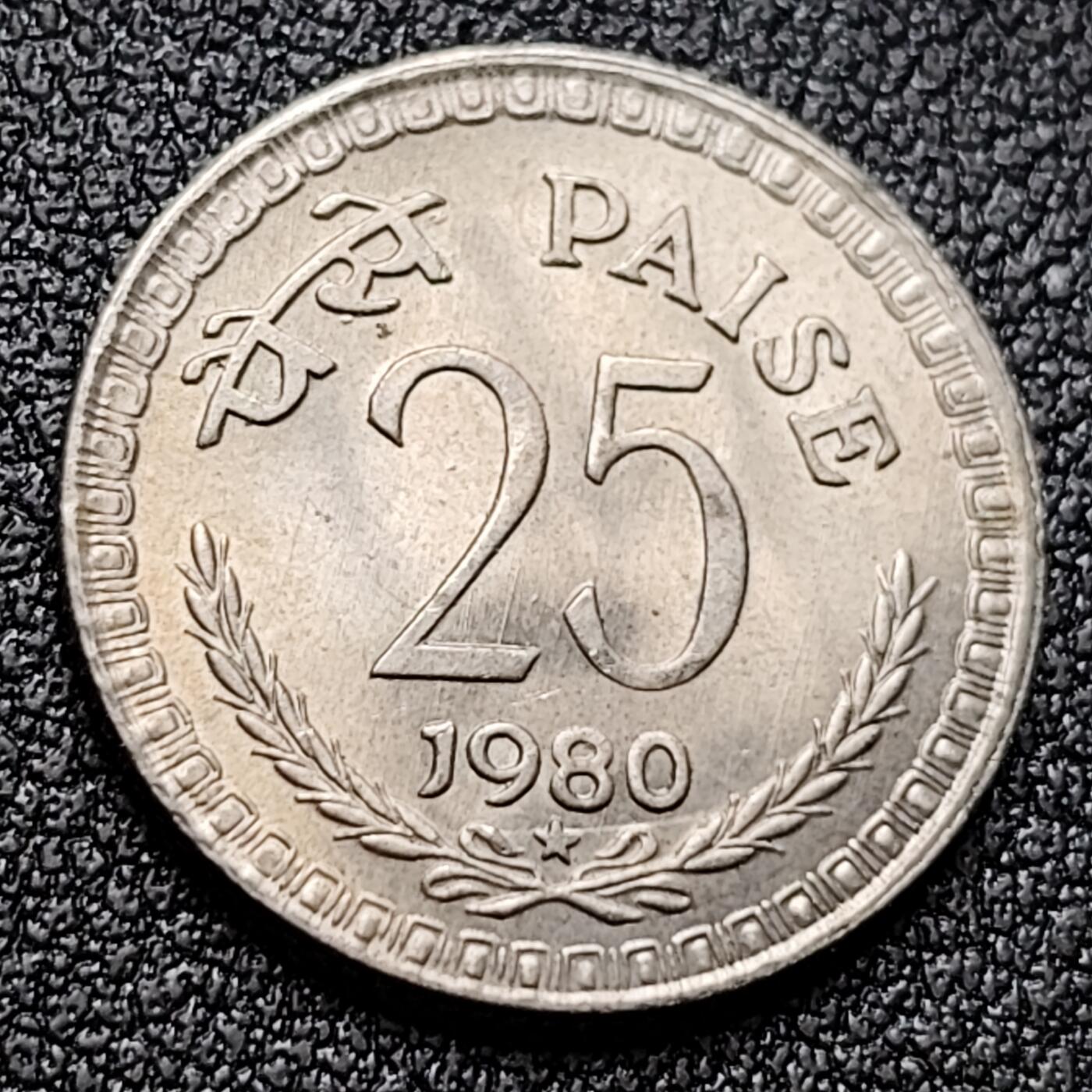 泉币菌-第119场-精品福利场 原光极美 印度 25派沙 1980年