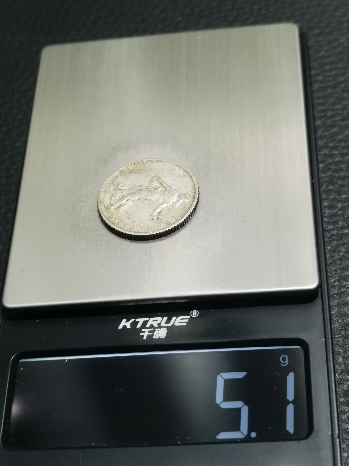 天下钱庄专场欢迎参拍 法国播种女神1法郎银币