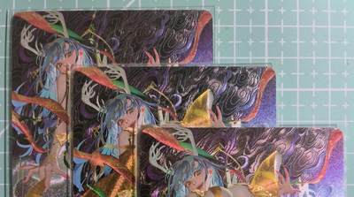 C先生卡牌 第15期 元集纪·刷子签·罐儿签·毒瘤签(持续收拍品中...) - 【折光】燎原×罐儿《幻西游》鹿力大仙 三渐变