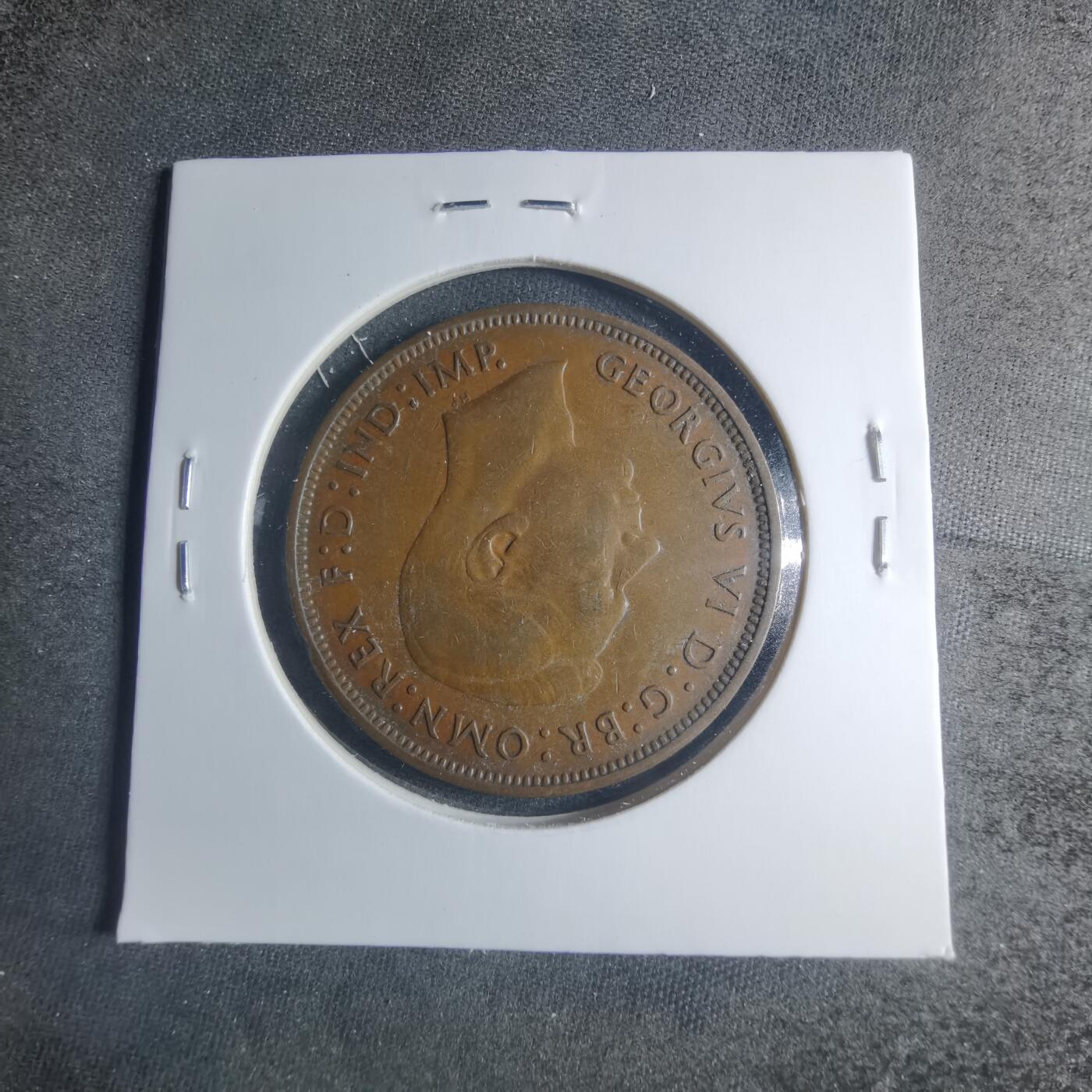 沼泽如烟--第885场 英国1938年1便士