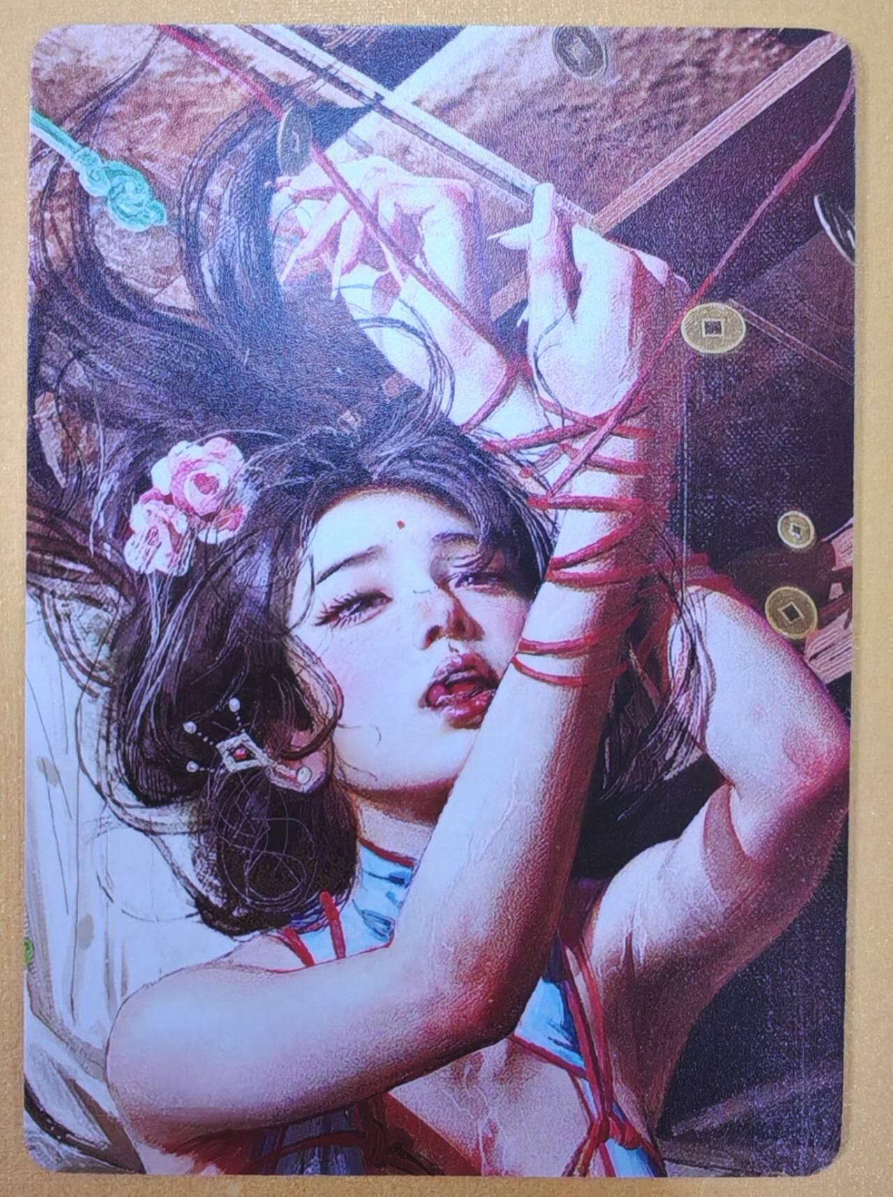 趣卡卡拍No.18期（无佣金免手续费，分享成交有奖） 【普卡】焱卡文化-刷子人间传 庞春梅 近景大卡普卡