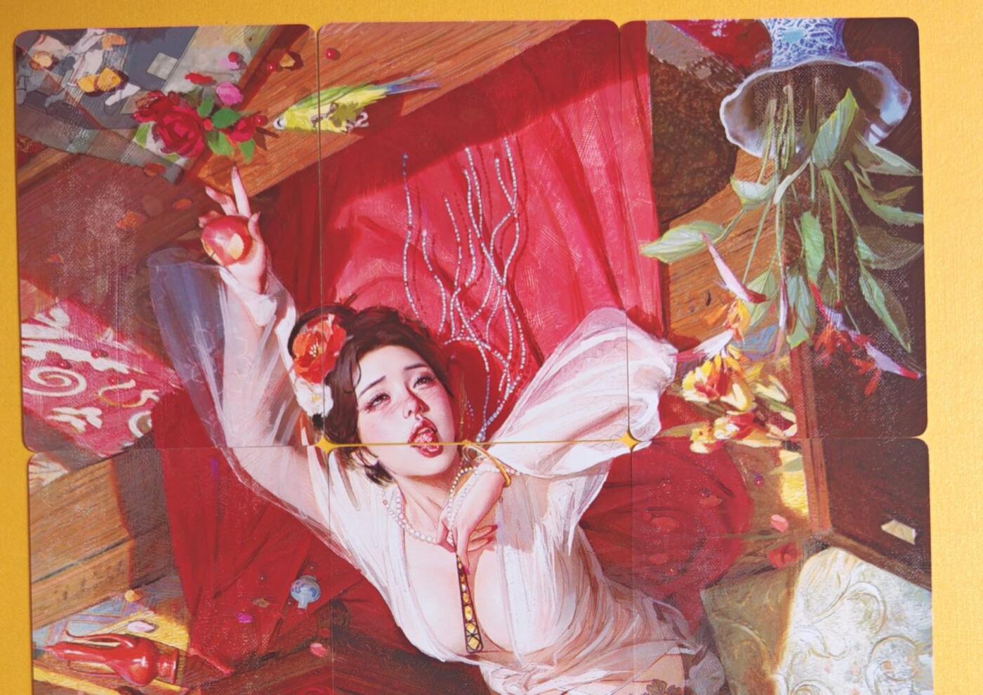 趣卡卡拍No.18期（无佣金免手续费，分享成交有奖） 【九拼】焱卡文化-刷子人间传 李桂姐 九拼9张