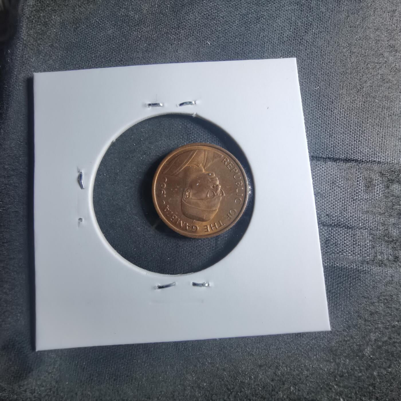 沼泽如烟--第885场 冈比亚1985年1布图FAO纪念币