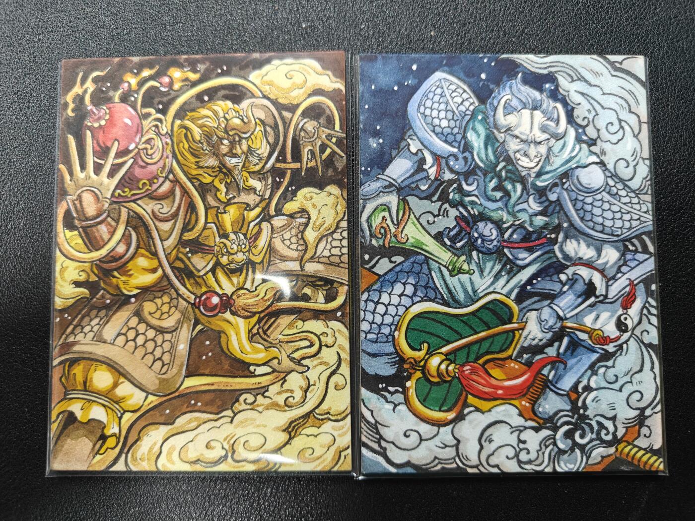 天玑星卡拍第134期《11.3周一截拍》持续收拍收评中 满赠卡需备注 【手绘卡】RUBICK 西游 金角大王 银角大王 手绘卡