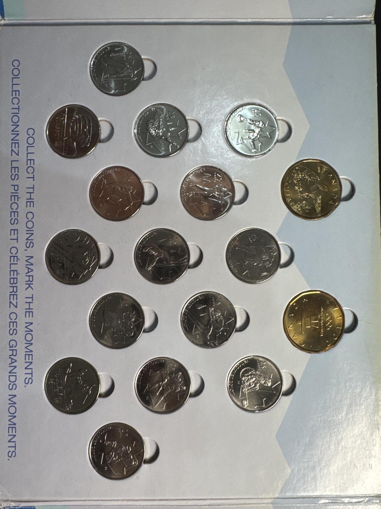 ❤️【币观天下】❤️ 第329期钱币拍卖- 2025.10.31周五晚上6点半场-长期征集拍品 加拿大2010年冬奥会17枚澳元册子一本