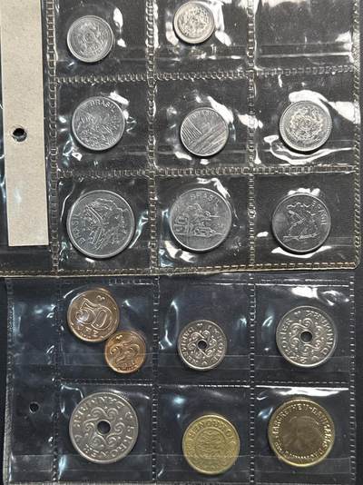 ❤️【币观天下】❤️ 第329期钱币拍卖- 2025.10.31周五晚上6点半场-长期征集拍品 - 巴西+丹麦各一套