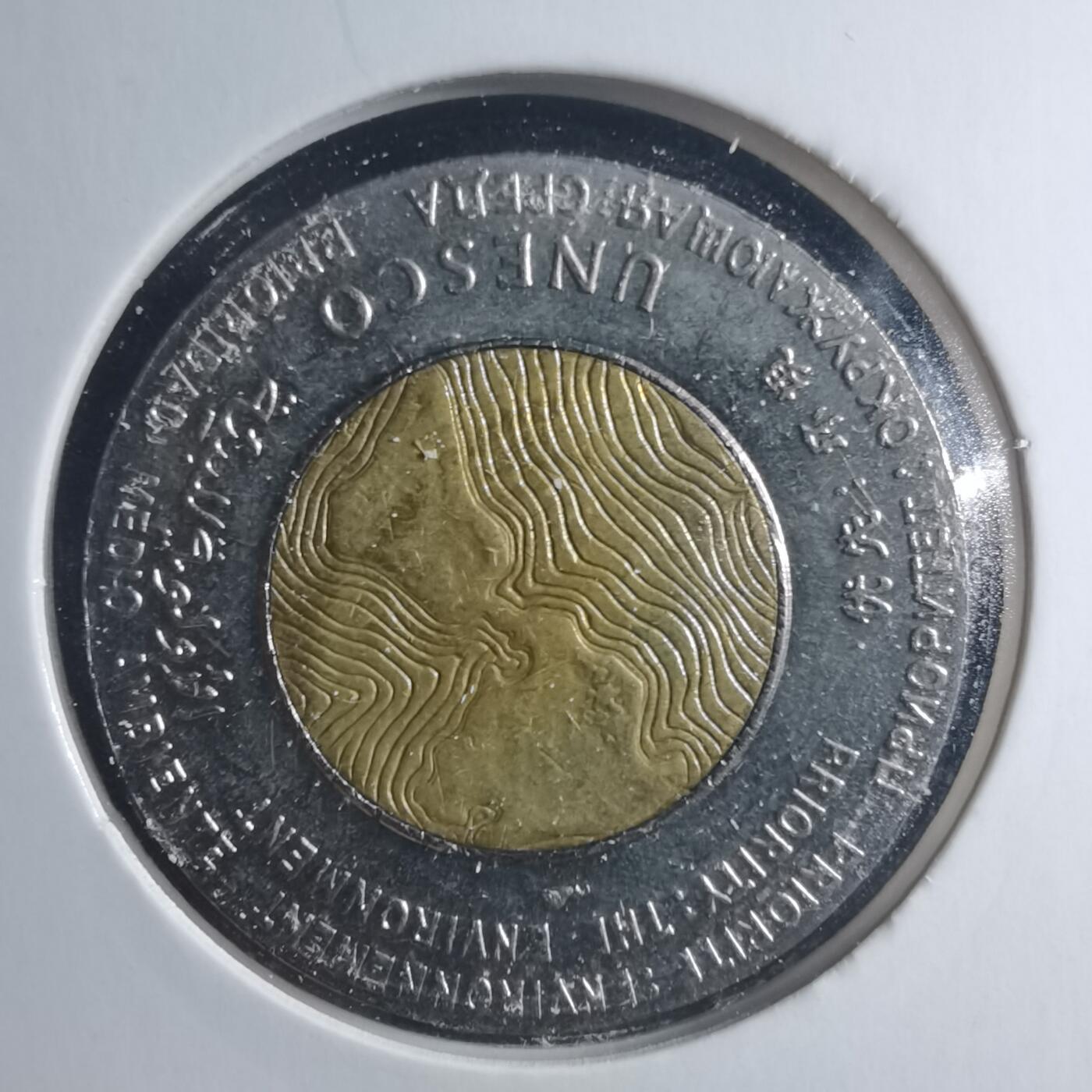 沼泽如烟--第885场 联合国环境总署1991年切尔诺贝利事件5周年双色纪念章