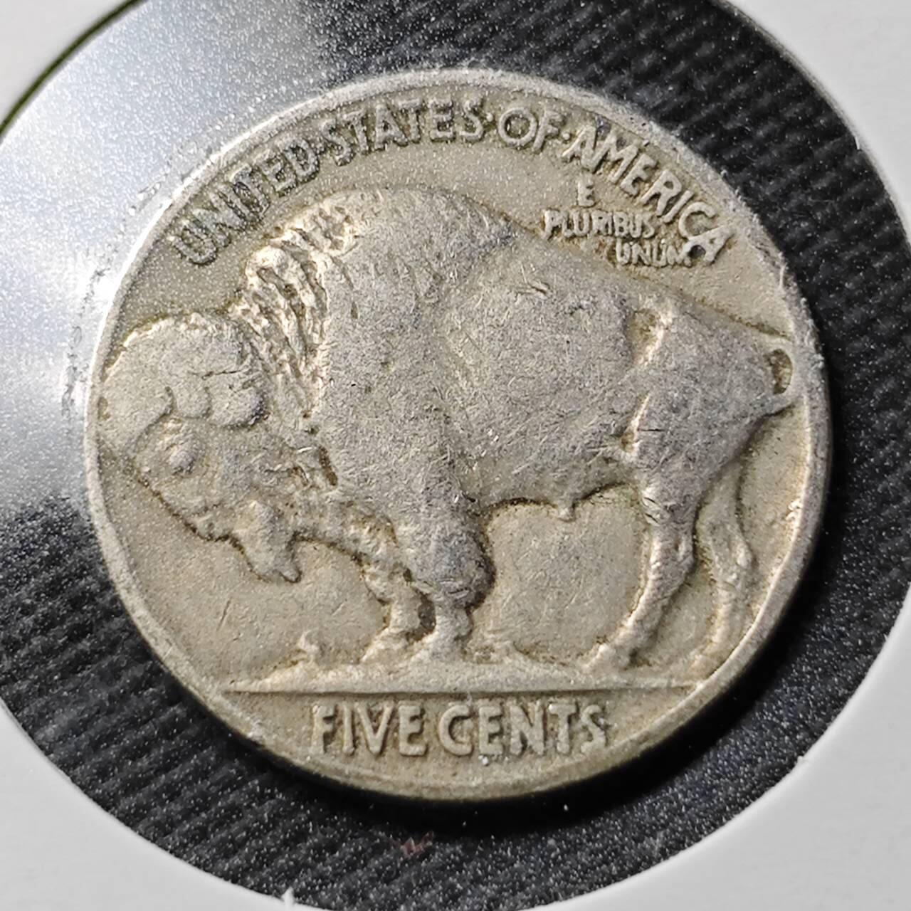 KK钱币收藏小铺  第360场  2月预留时间 周末发货  1937美国5分镍币