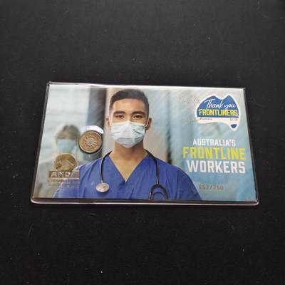 【全场包邮】纯粹捡漏拍473场（免费代拍第10场） - 澳大利亚2022年2元一线防护澳大利亚邮政官方PNC彩色纪念邮币封