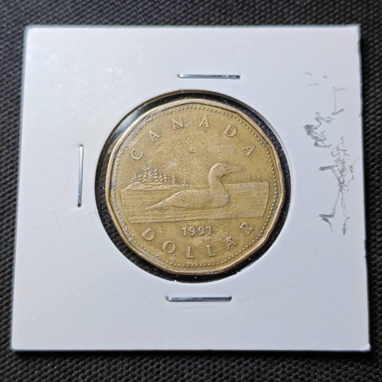 KK钱币收藏小铺  第360场  2月预留时间 周末发货  加拿大1元