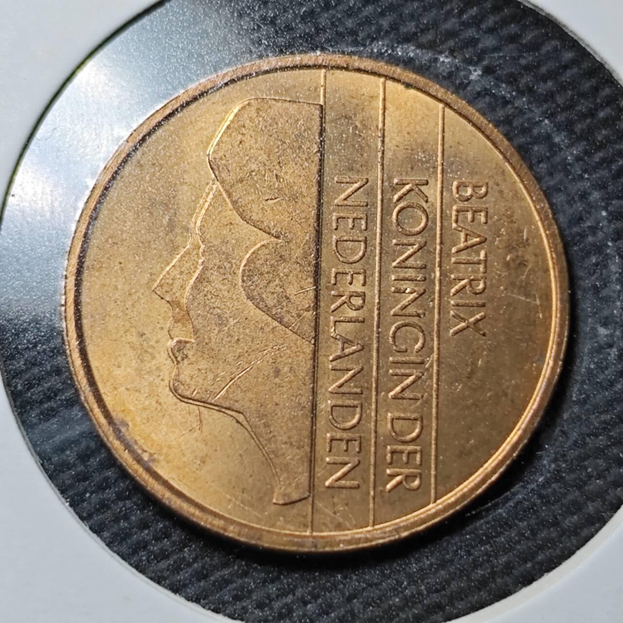 KK钱币收藏小铺  第360场  2月预留时间 周末发货  1984荷兰5分铜币