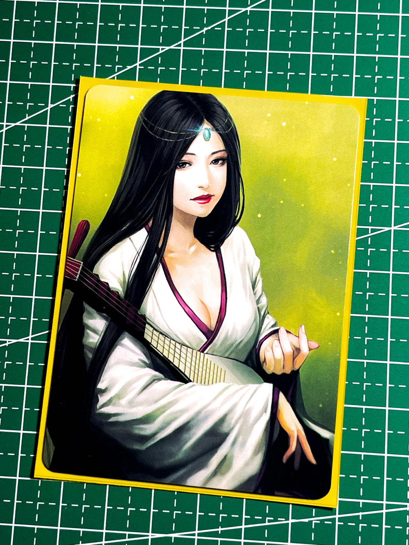 显眼宝35期 佣金1起 10月29日晚20:30截拍  三国 邹氏 一张 彩闪  63*88