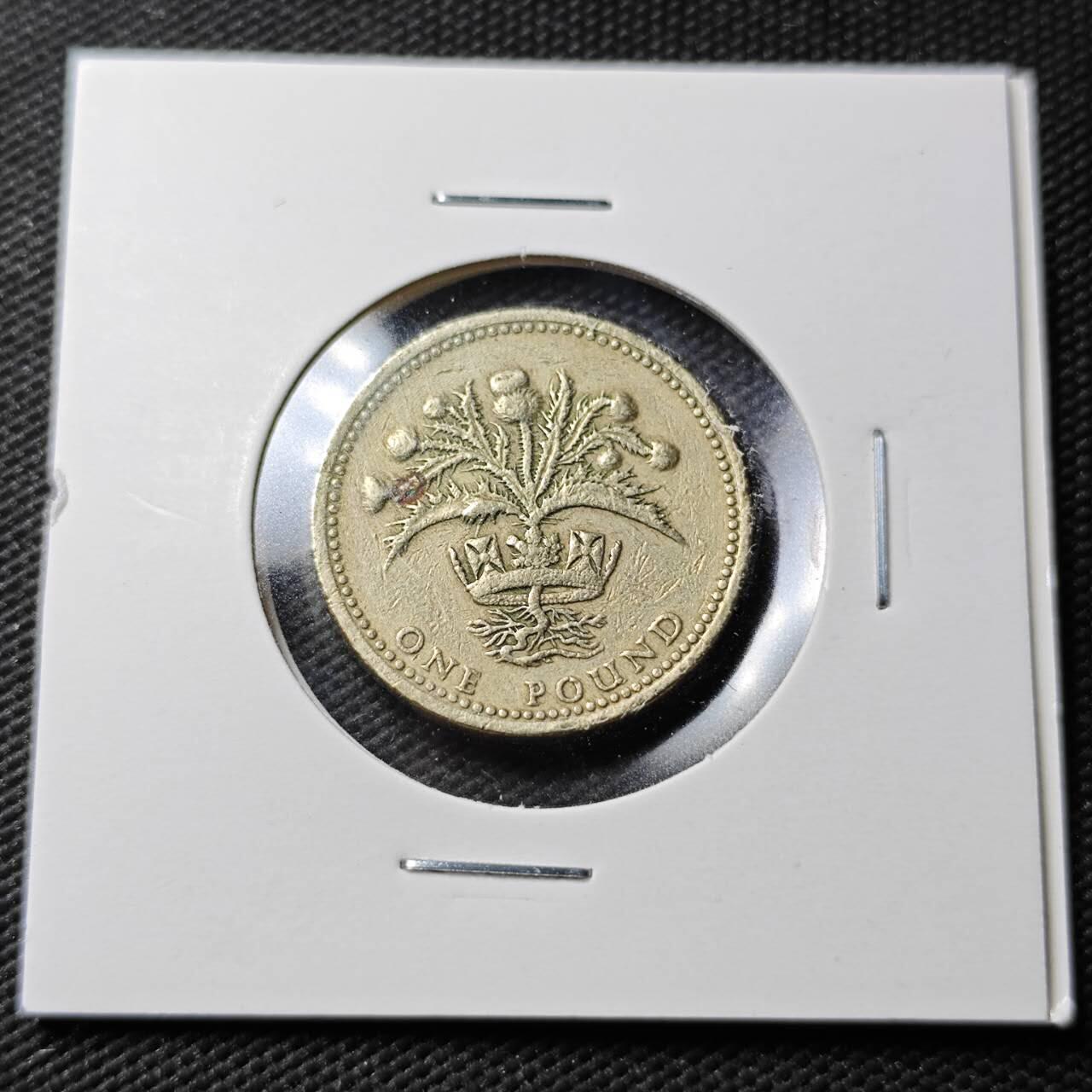 KK钱币收藏小铺  第360场  2月预留时间 周末发货 1984英国1镑 