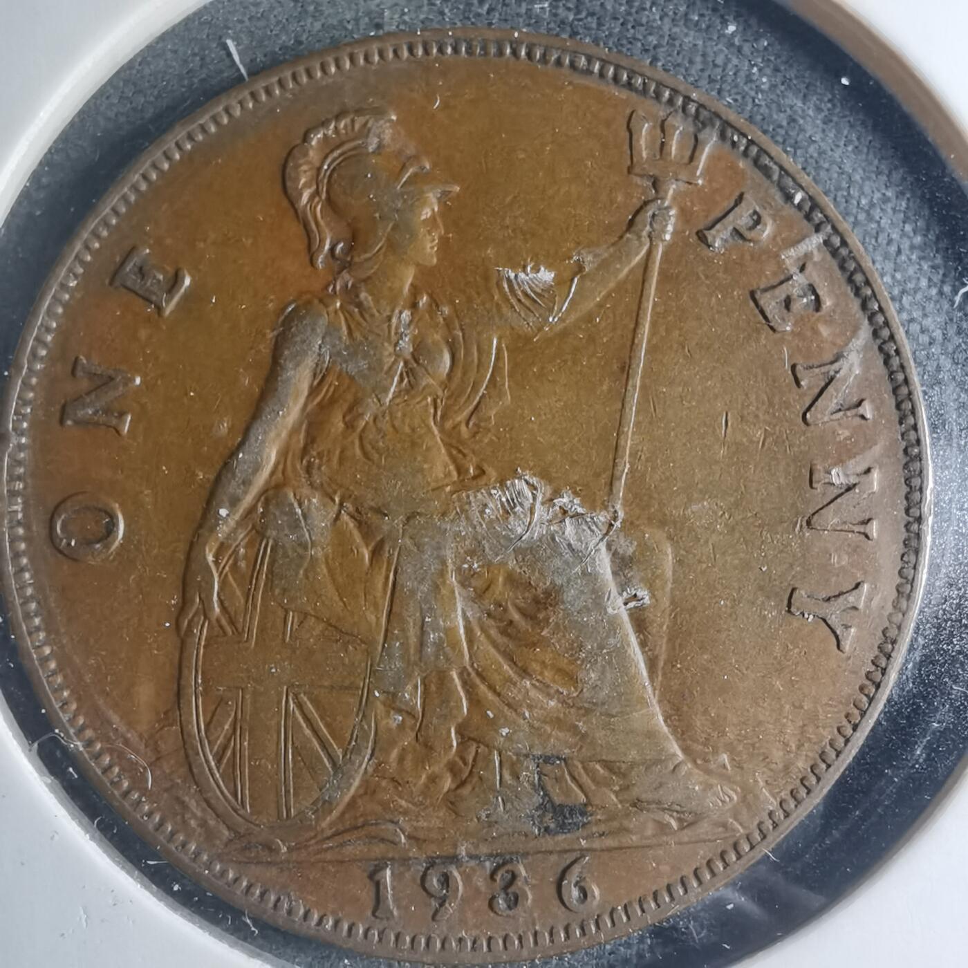 沼泽如烟--第885场 英国1936年1便士