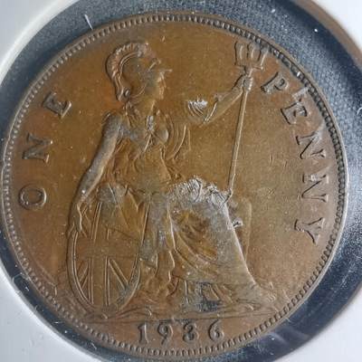 沼泽如烟--第885场 - 英国1936年1便士