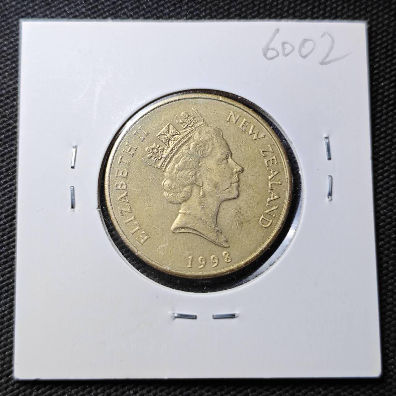 KK钱币收藏小铺  第360场  2月预留时间 周末发货  1998新西兰2元
