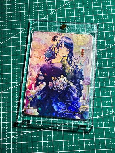 燎原 T画师 原神浮雕彩闪卡 63*88  雷电将军  63*88 带卡砖和支架 - 燎原 T画师 原神浮雕彩闪卡 63*88  雷电将军  63*88 带卡砖和支架