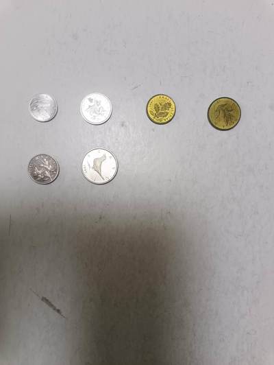 【20251031】非全新纸币第299场 克罗地亚6枚硬币全套