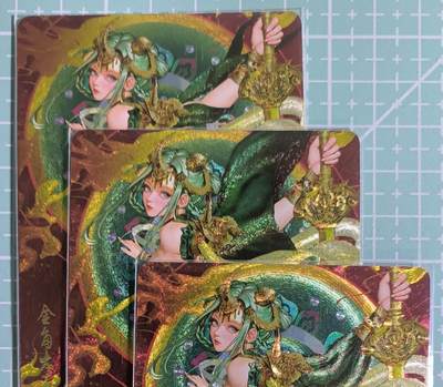 C先生卡牌 第15期 元集纪·刷子签·罐儿签·毒瘤签(持续收拍品中...) - 【折光】燎原×罐儿《幻西游》金角大王 三渐变