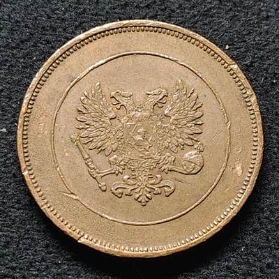 【全场包邮】纯粹捡漏拍472场（免费代拍第9场） - 芬兰1917年内战版无冠双头鹰10盆尼大铜币