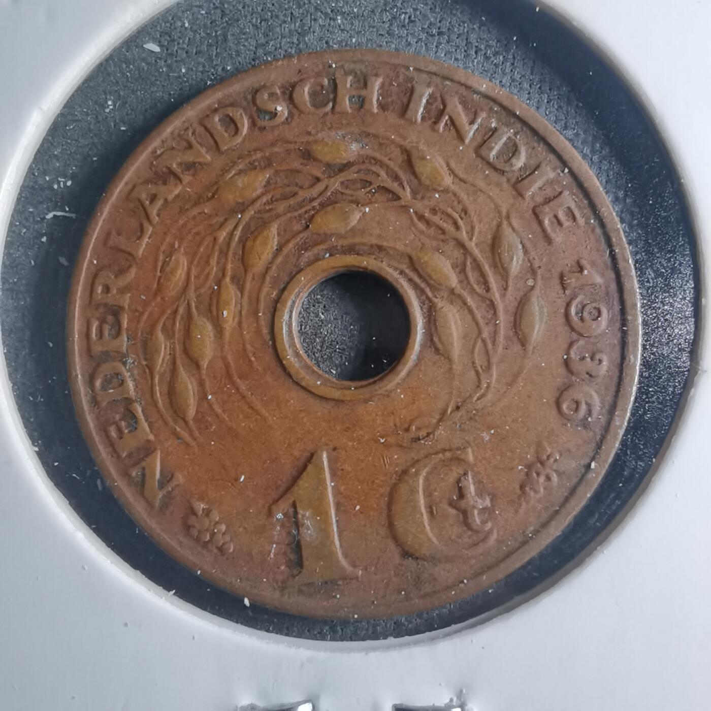 沼泽如烟--第885场 荷属东印度1936年一分