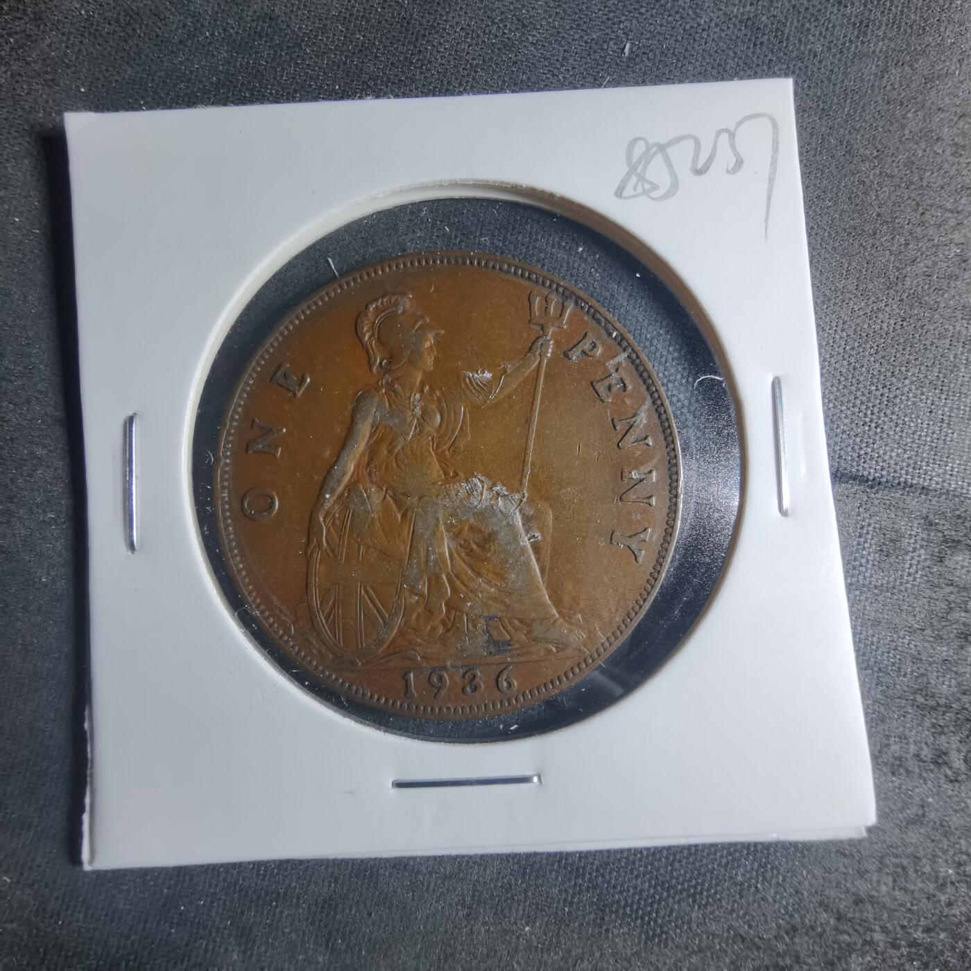 沼泽如烟--第885场 英国1936年1便士