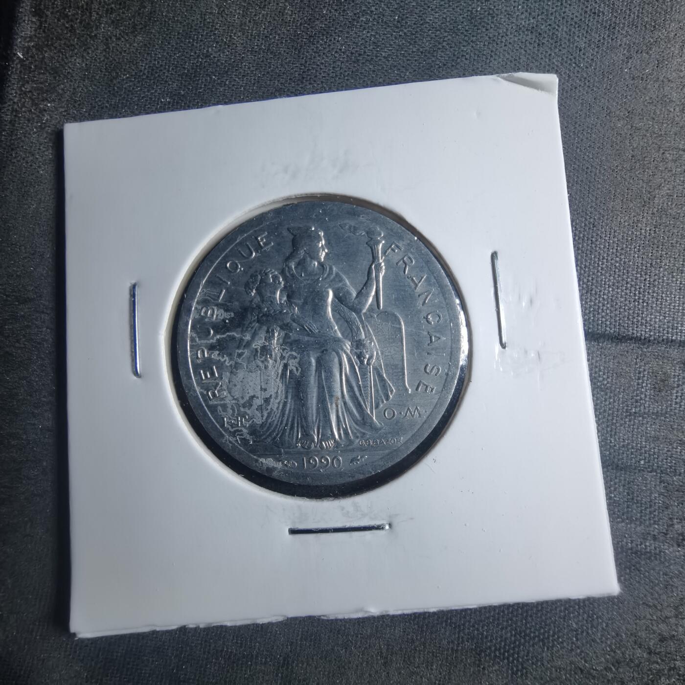 沼泽如烟--第885场 法属新喀里多尼亚1990年2法郎