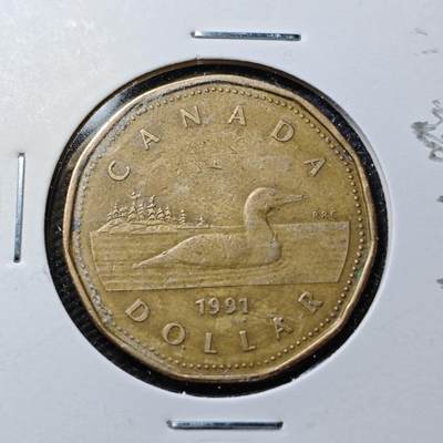 KK钱币收藏小铺  第360场  2月预留时间 周末发货 -  加拿大1元