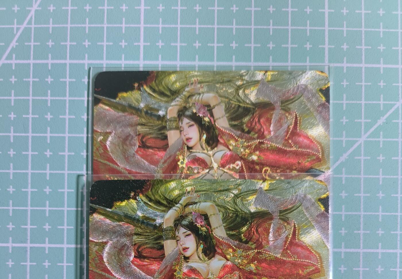 C先生卡牌 第15期 元集纪·刷子签·罐儿签·毒瘤签(持续收拍品中...) 【幻彩折光】燎原×刷子《人间传·特卡》貂蝉 双服饰