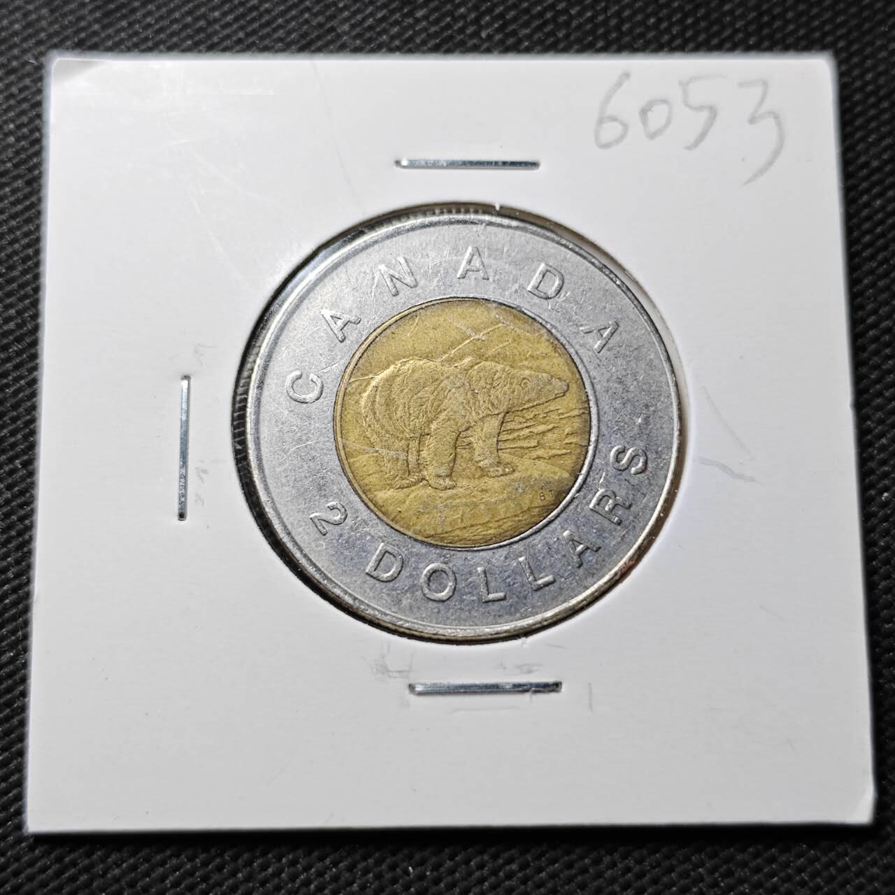 KK钱币收藏小铺  第360场  2月预留时间 周末发货  1996加拿大2元 