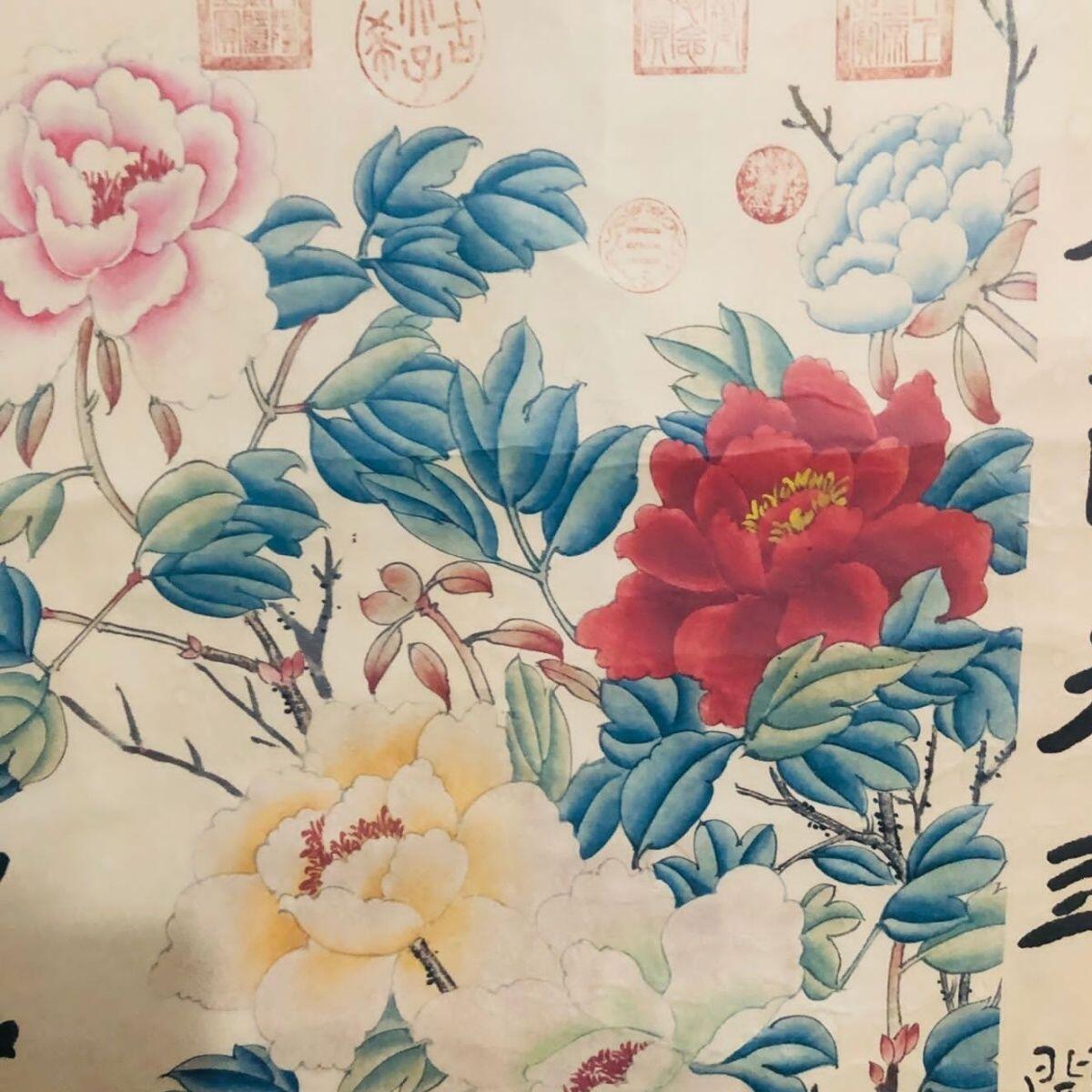 听雨轩（10） 名家名画中堂挂画（一） 宋徽宗 公鸡图