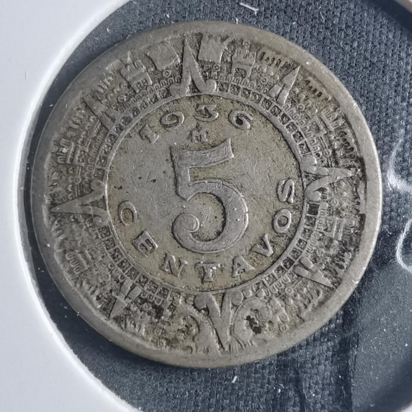 沼泽如烟--第885场 墨西哥1936年五分