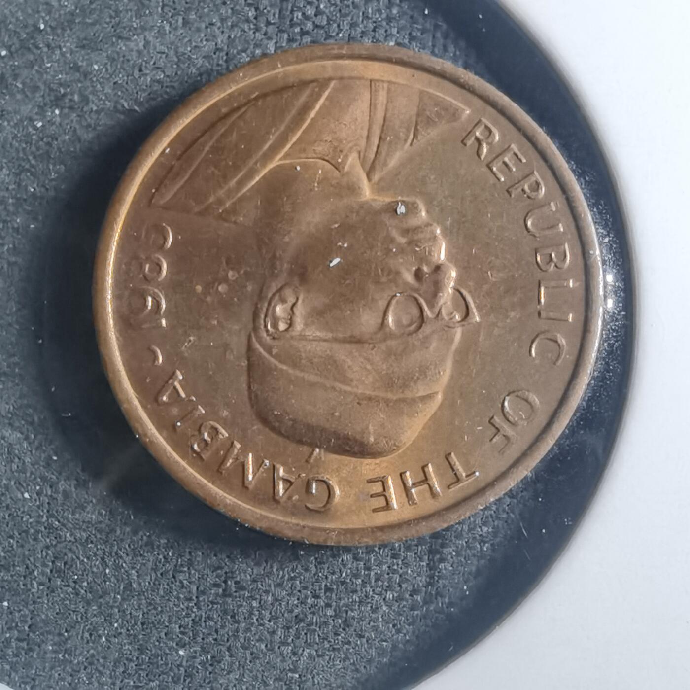 沼泽如烟--第885场 冈比亚1985年1布图FAO纪念币