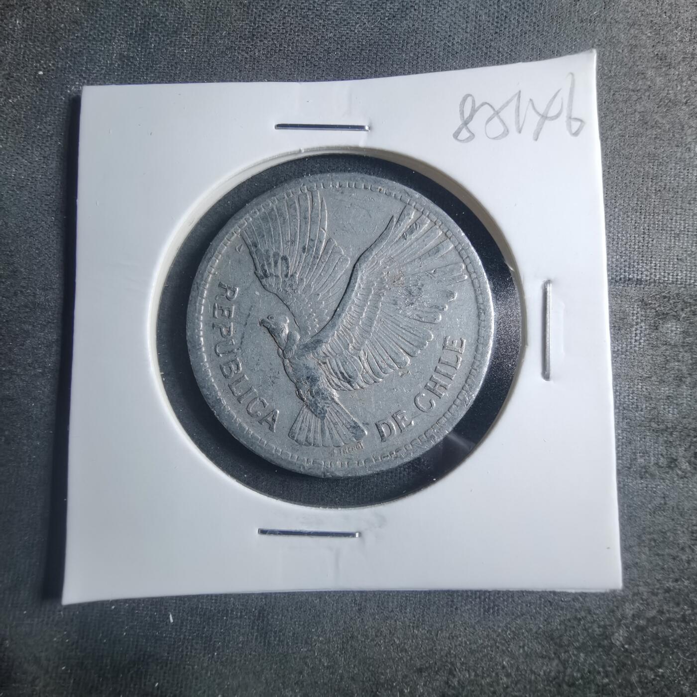 沼泽如烟--第885场 智利1958年10比索