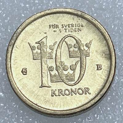 海外回流1元起拍小铺 各国钱币散币场 第19期 - 瑞典王国2002年10克朗铜币 原光品