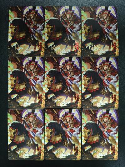 天玑星卡拍第133期《10.30周四截拍》持续收拍收评中 满赠卡需备注 - 【亲签卡】宁缺卡牌 水浒传 秦明 普卡 九张