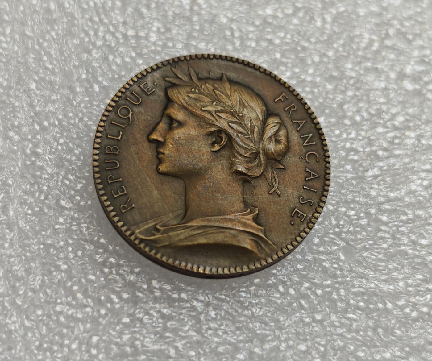 瓶子🏺第214期拍卖会  20世纪初期法国天文JETON铜质代币章