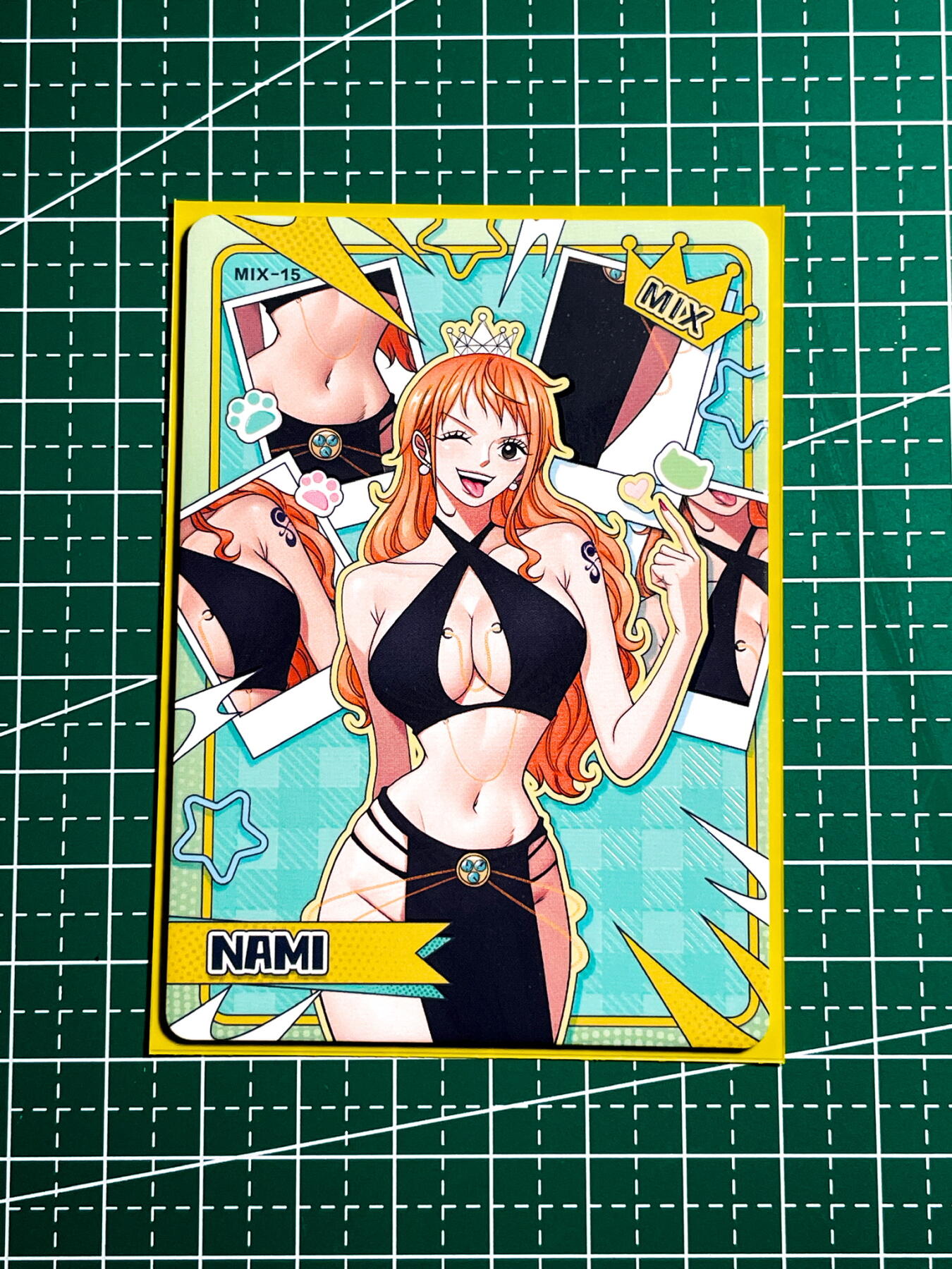 显眼宝35期 佣金1起 10月29日晚20:30截拍  海贼王 娜美 mix 一枚 性感美丽 63*88