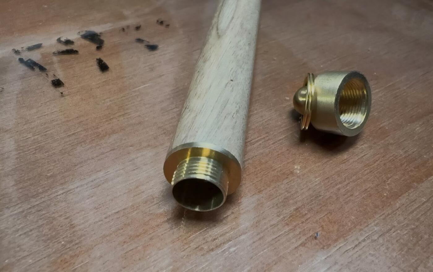 听雨轩 （十二）精品木雕 核雕 便携金丝楠木牙签筒