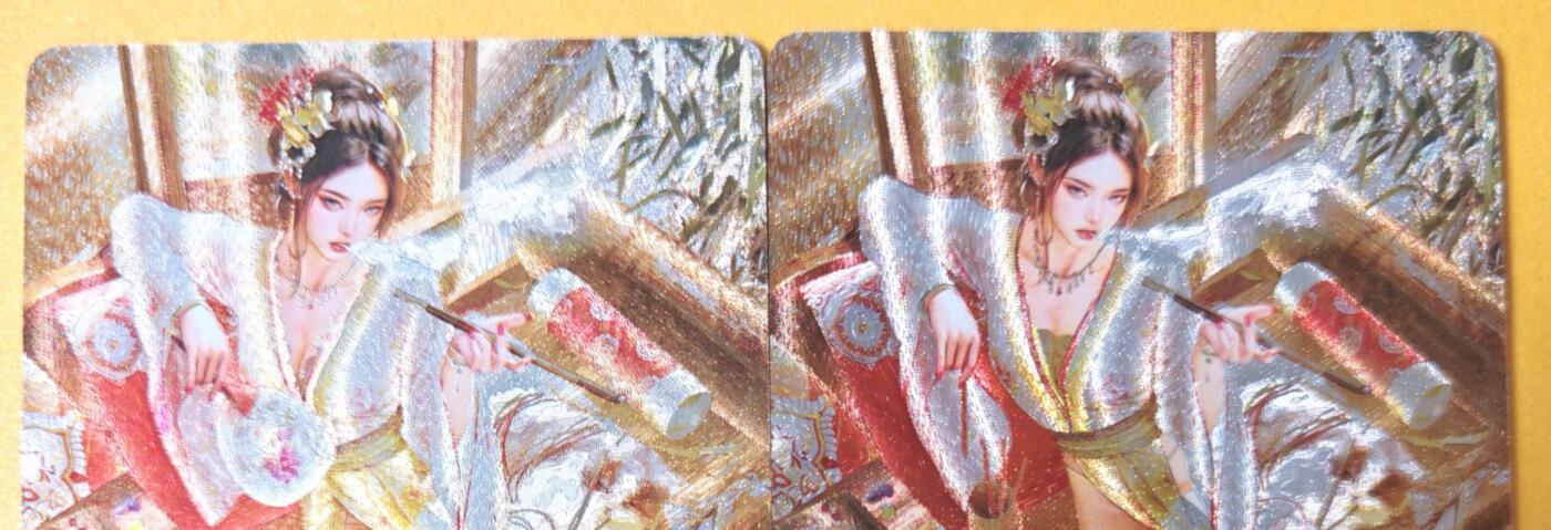 趣卡卡拍No.18期（无佣金免手续费，分享成交有奖） 【冷烫粗闪】焱卡文化-刷子人间传 聘娘 冷烫粗闪双服饰2张