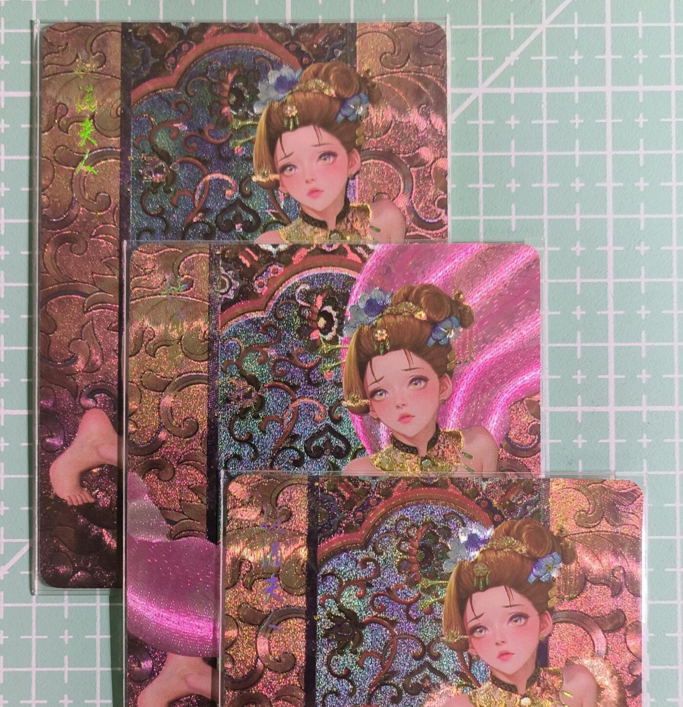 C先生卡牌 第15期 元集纪·刷子签·罐儿签·毒瘤签(持续收拍品中...) 【折光】燎原×罐儿《幻西游》地涌夫人 三渐变